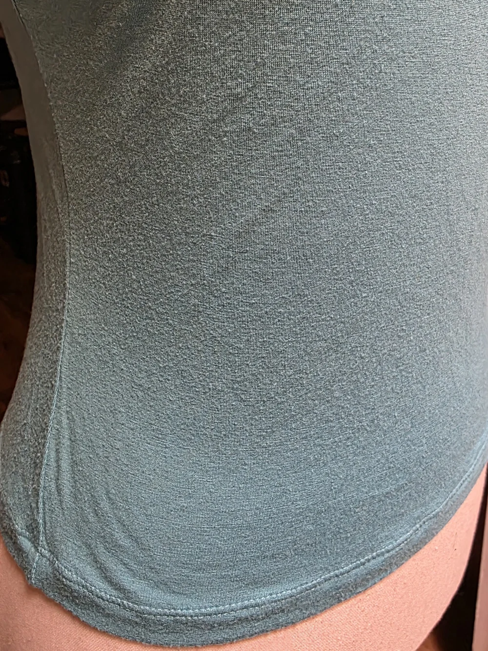 Nine & Company Y2K Blue Lace Trim Tank Cami Top
